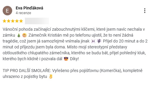 Zabouchnute Klice Reference Praha